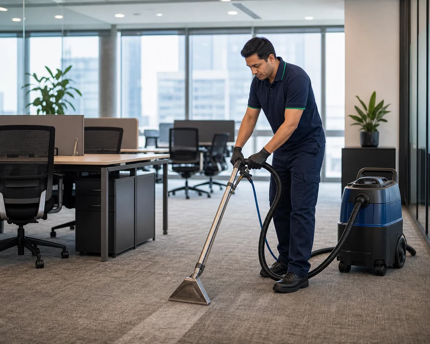 Commercial carpet steam cleaning — ANZ Sydney office carpet cleaners